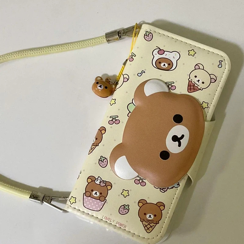 Rilakkuma Cute Cartoon Flip Le - огляд і ціна Phone Accessories Box Set