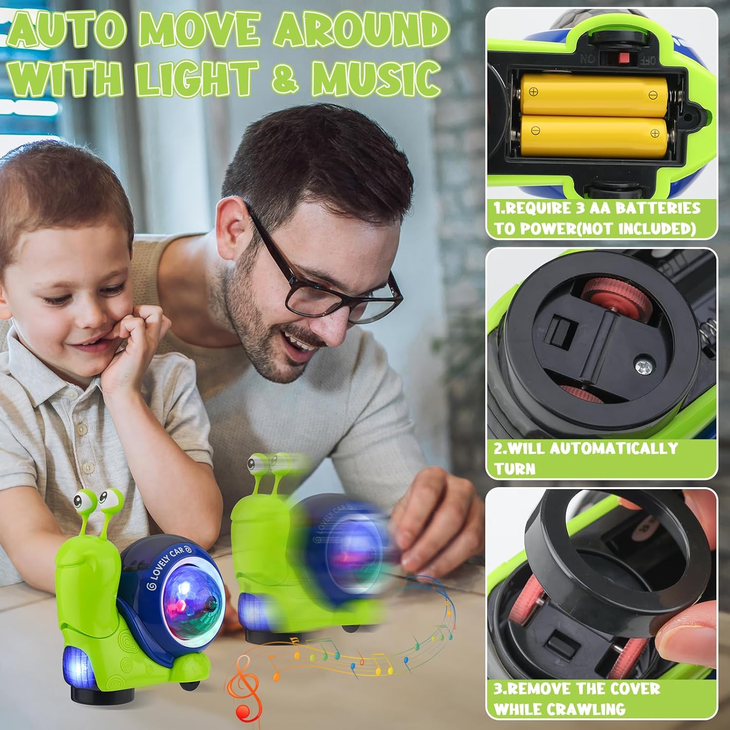 Crawling Snail Baby Toy Walkin - огляд і ціна Phone Accessories Baby
