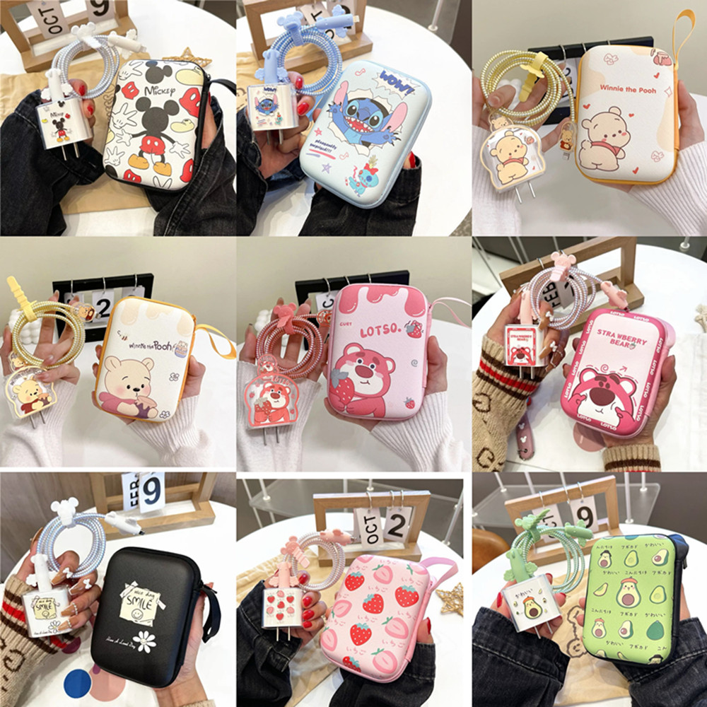Cartoon Cable Protector for iP - огляд і ціна Phone Accessories Box Set