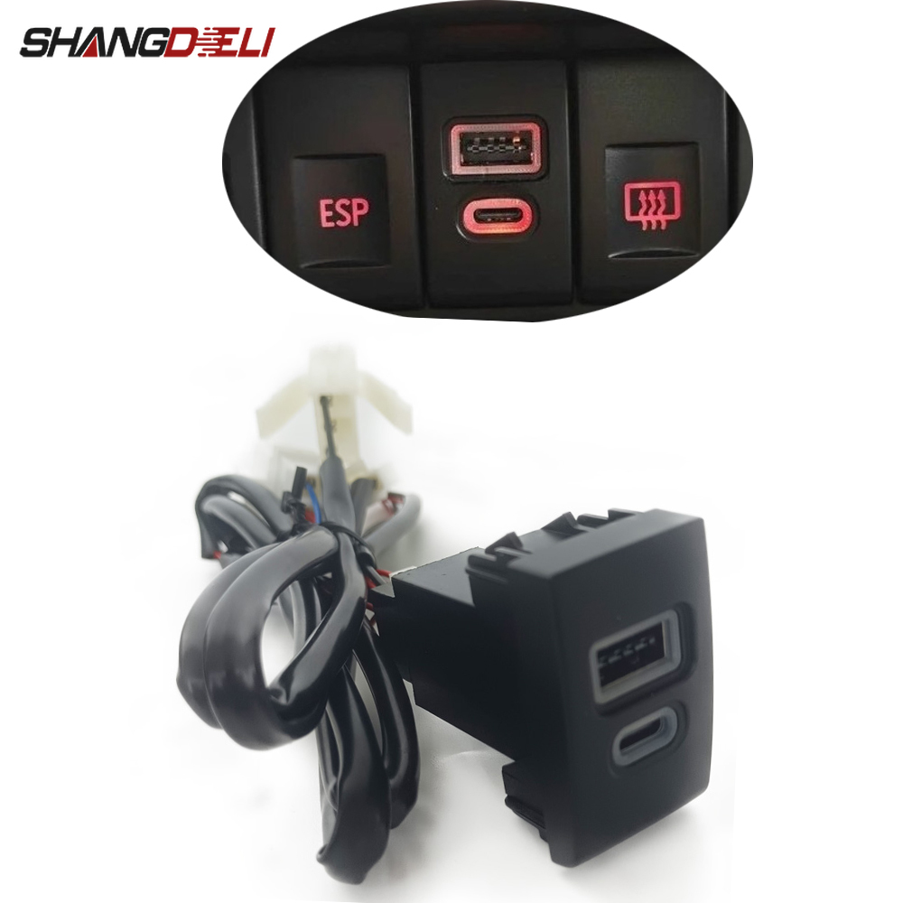 1PC Car Charger Socket QC3.0 D - огляд і ціна Phone Accessories Types