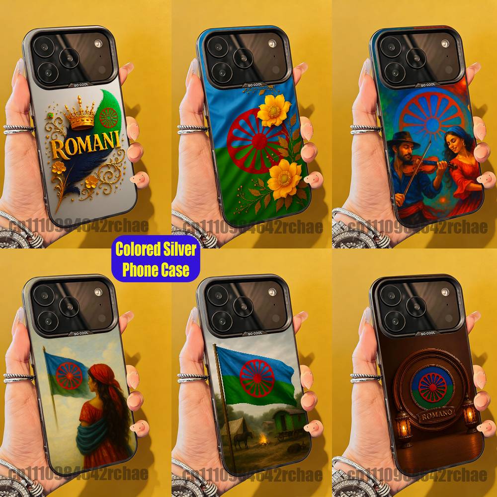 For Gypsy Romani Roma Flag Pho - огляд і ціна Phone Accessories Logo