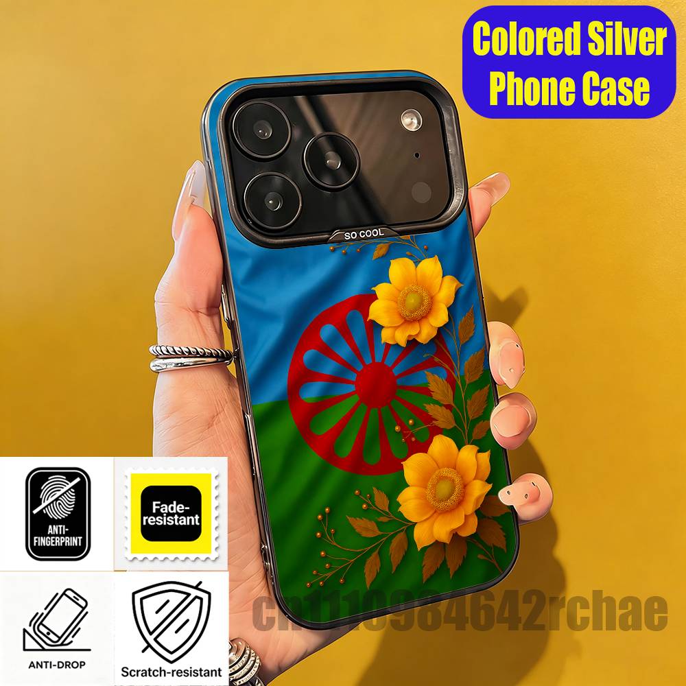 For Gypsy Romani Roma Flag Pho - огляд і ціна Phone Accessories Logo