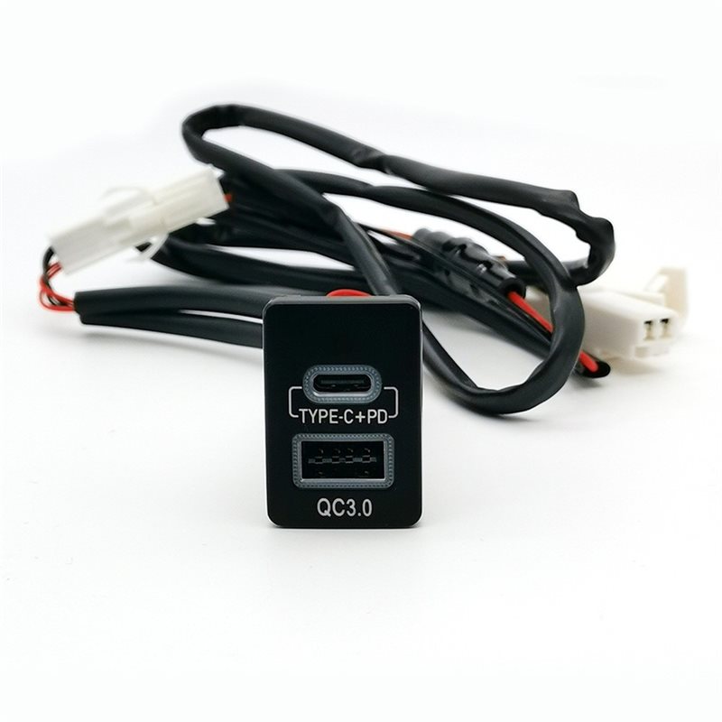 QC3.0 USB TYPE-C PD Blue Light - огляд і ціна Phone Accessories Types