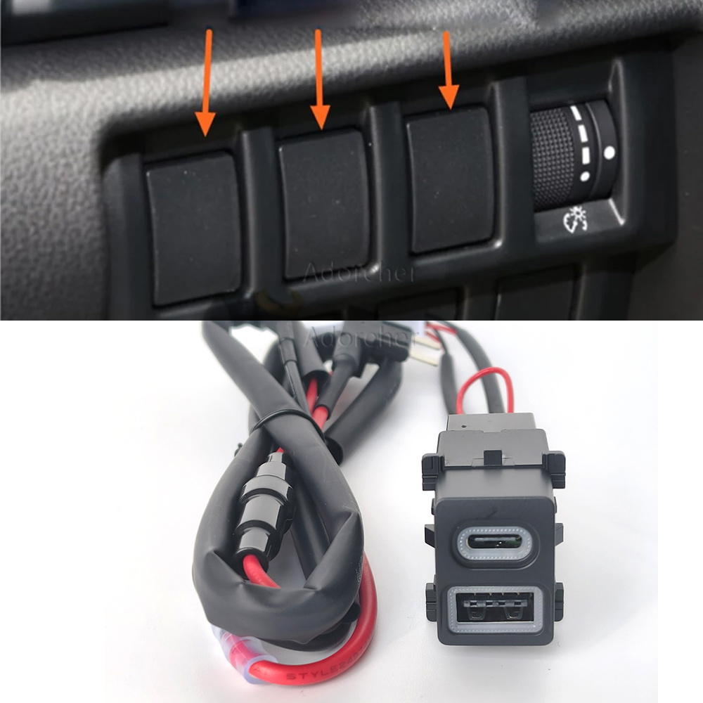 Modified Car USB QC3.0 Type-C  - огляд і ціна Phone Accessories Types