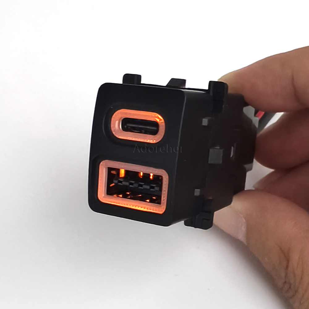 Modified Car USB QC3.0 Type-C  - огляд і ціна Phone Accessories Types