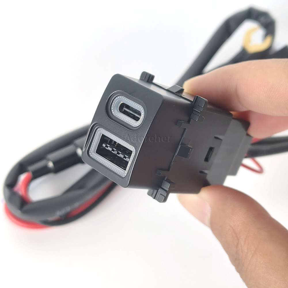 Modified Car USB QC3.0 Type-C  - огляд і ціна Phone Accessories Types